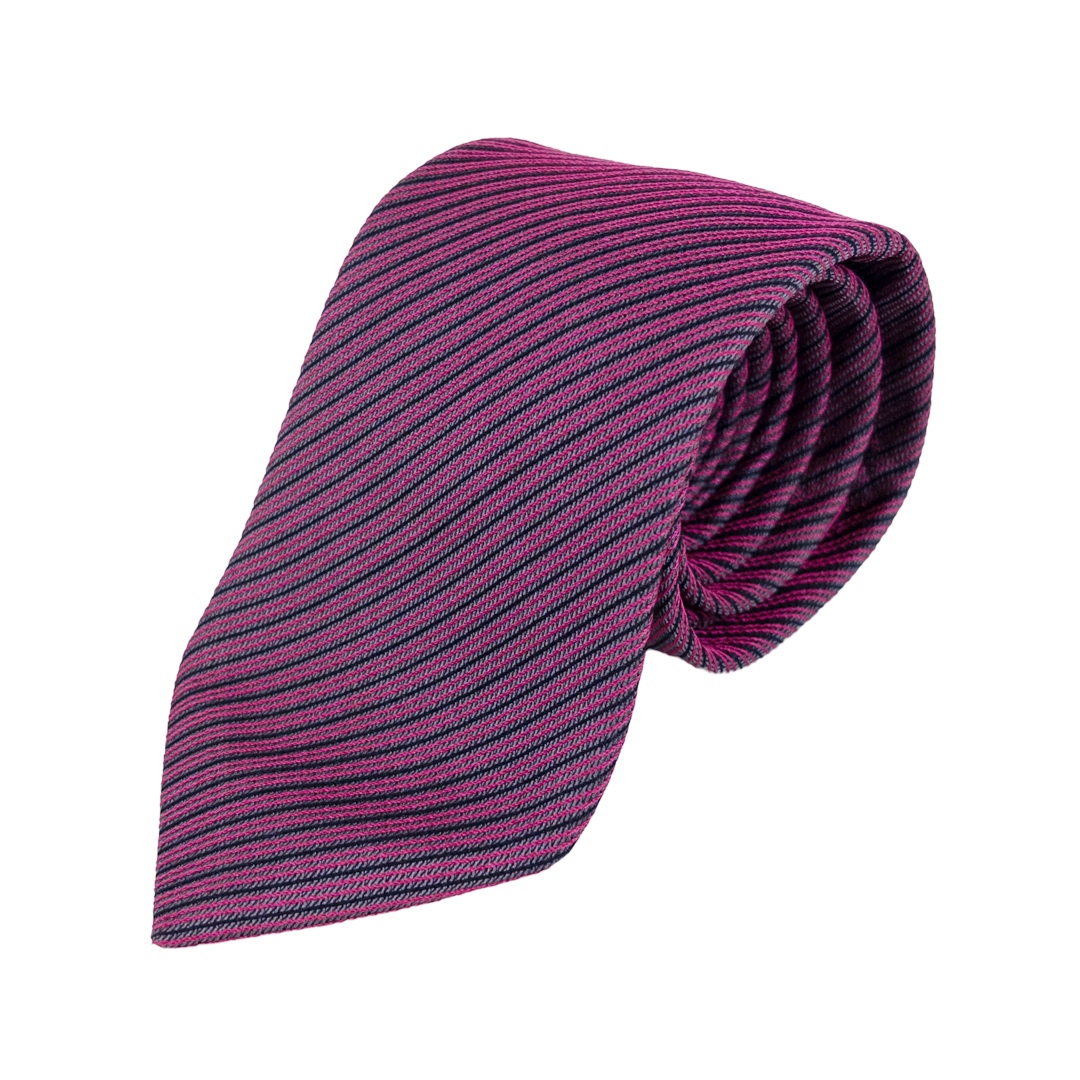 Prada Diagonal Striped Necktie