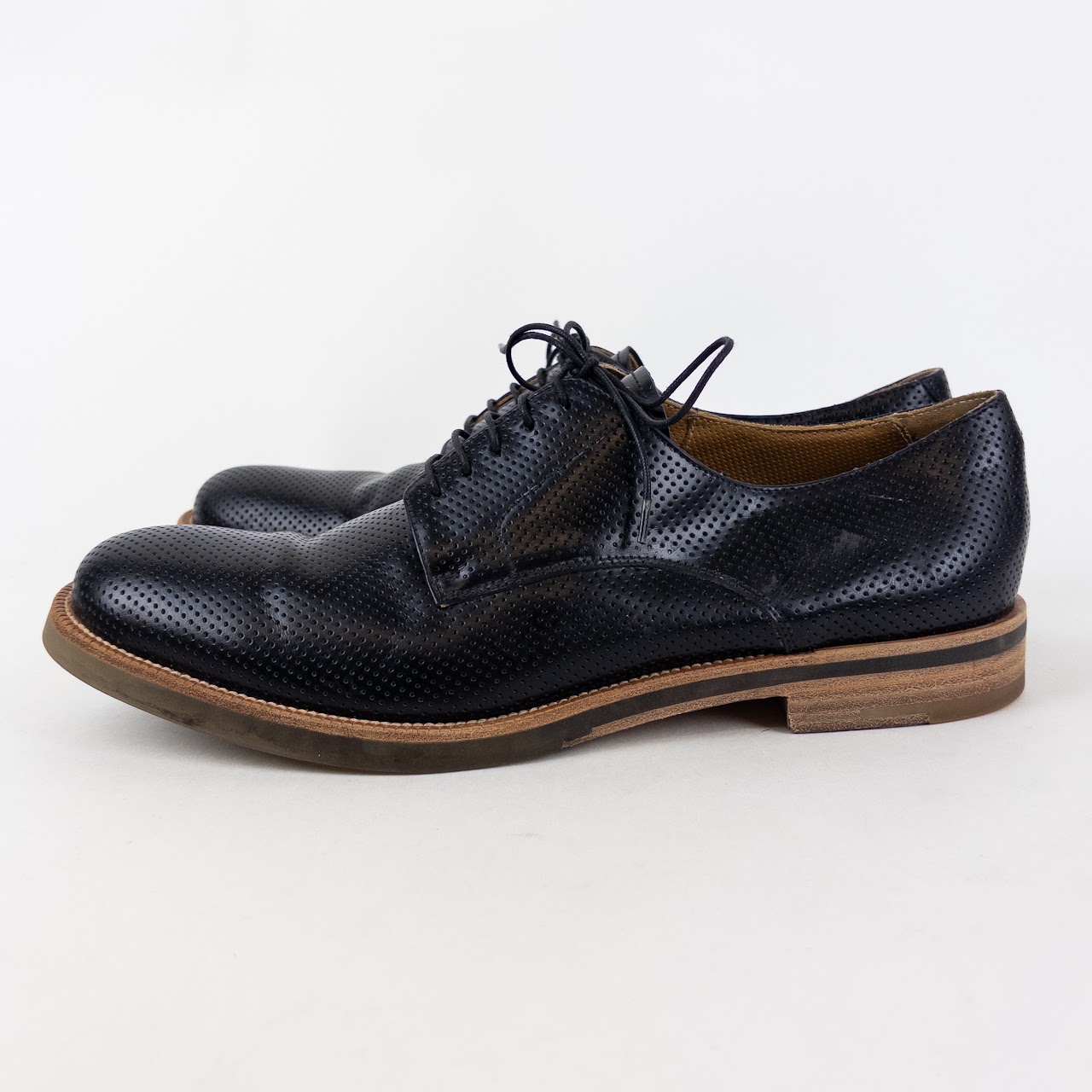 Giorgio Armani Dot Pattern Oxford Shoes