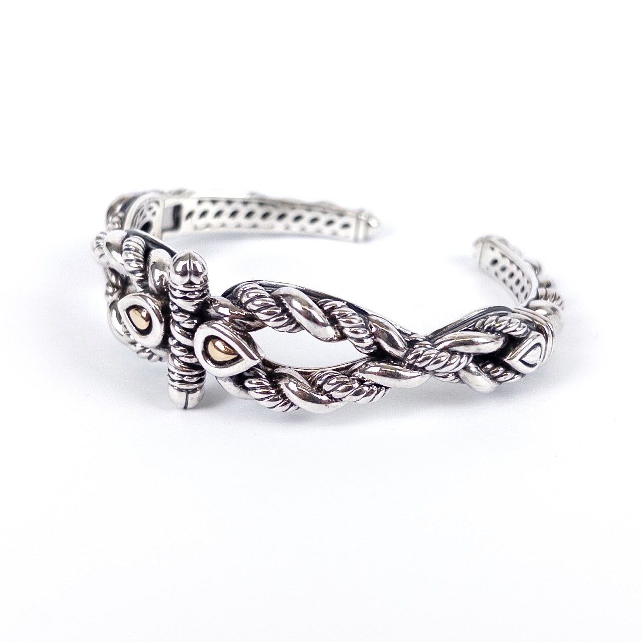 Silver Open Bangle 