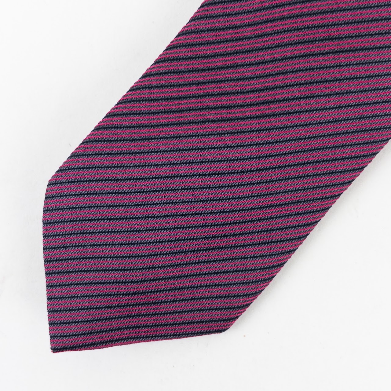 Prada Diagonal Striped Necktie