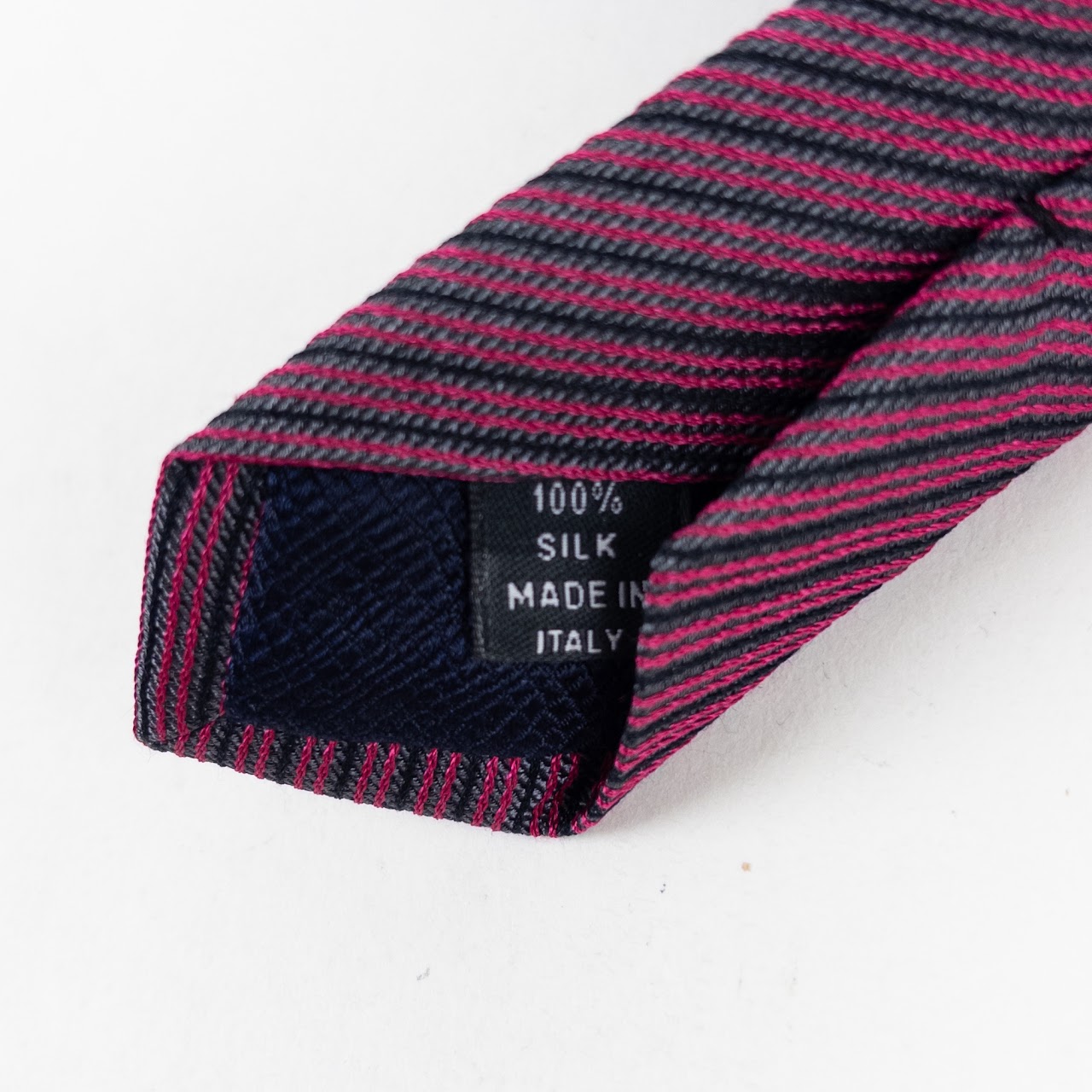 Prada Diagonal Striped Necktie