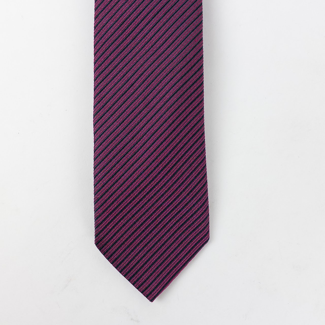 Prada Diagonal Striped Necktie