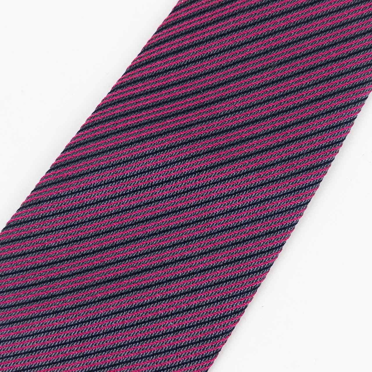 Prada Diagonal Striped Necktie