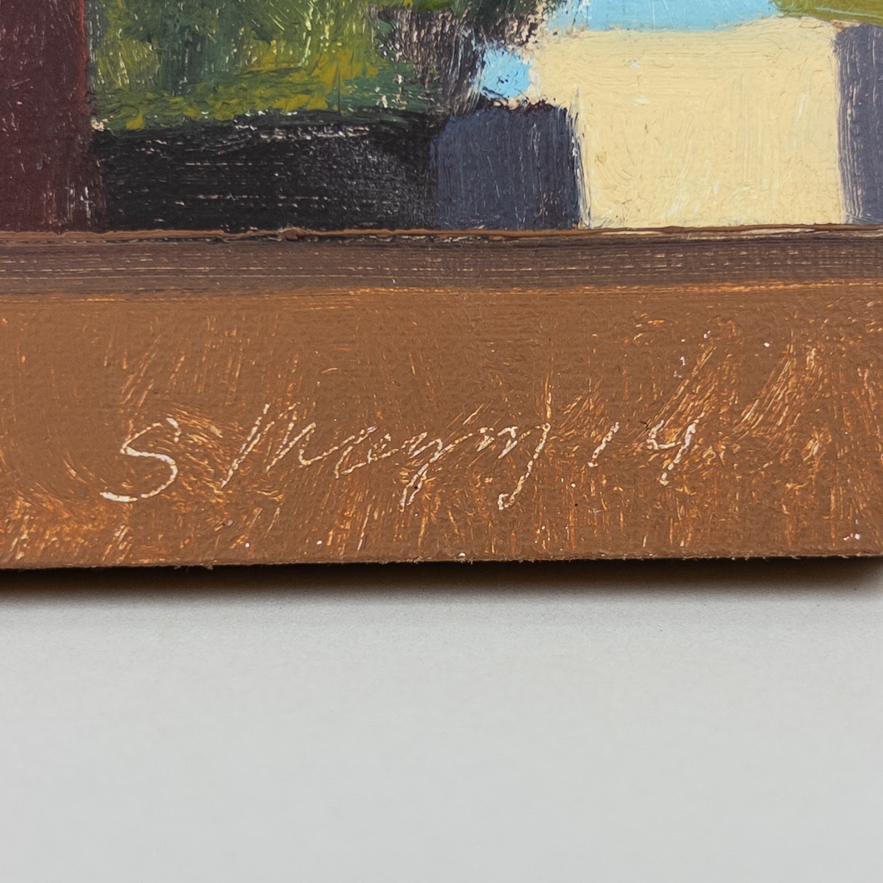 Stephen Magsig "Vermillion Shadows" Small Painting