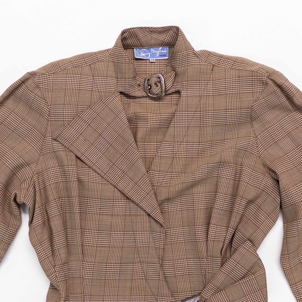 Thierry Mugler Vintage Glen Plaid Jacket