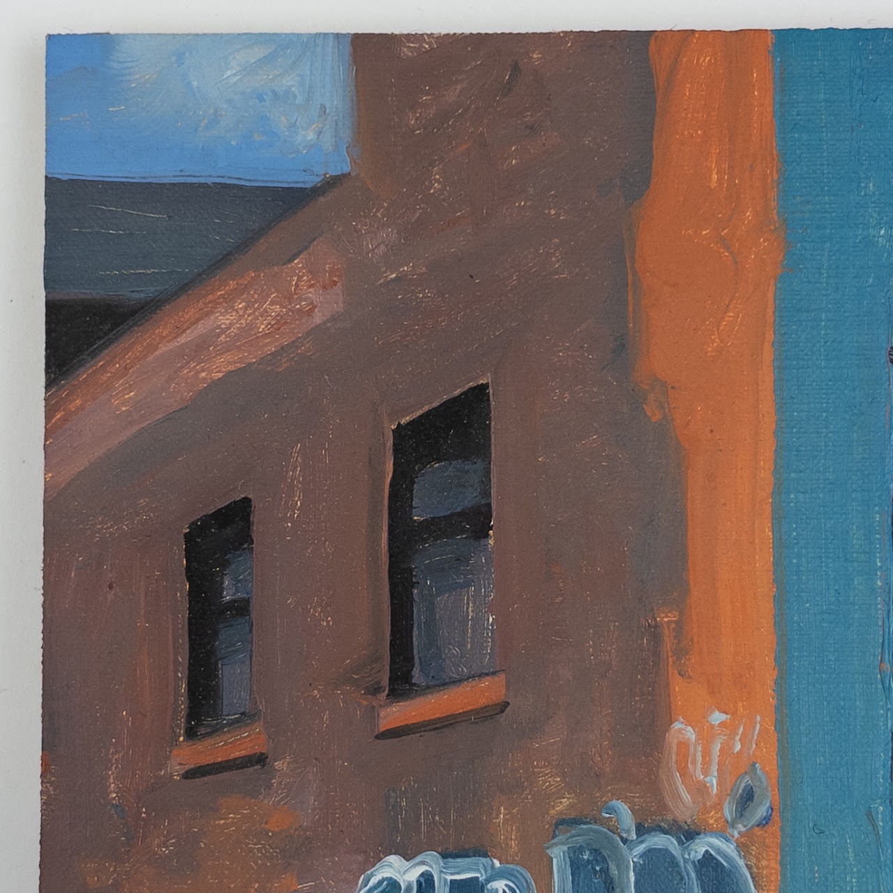 Stephen Magsig "Eastern Market Blue" Small Painting
