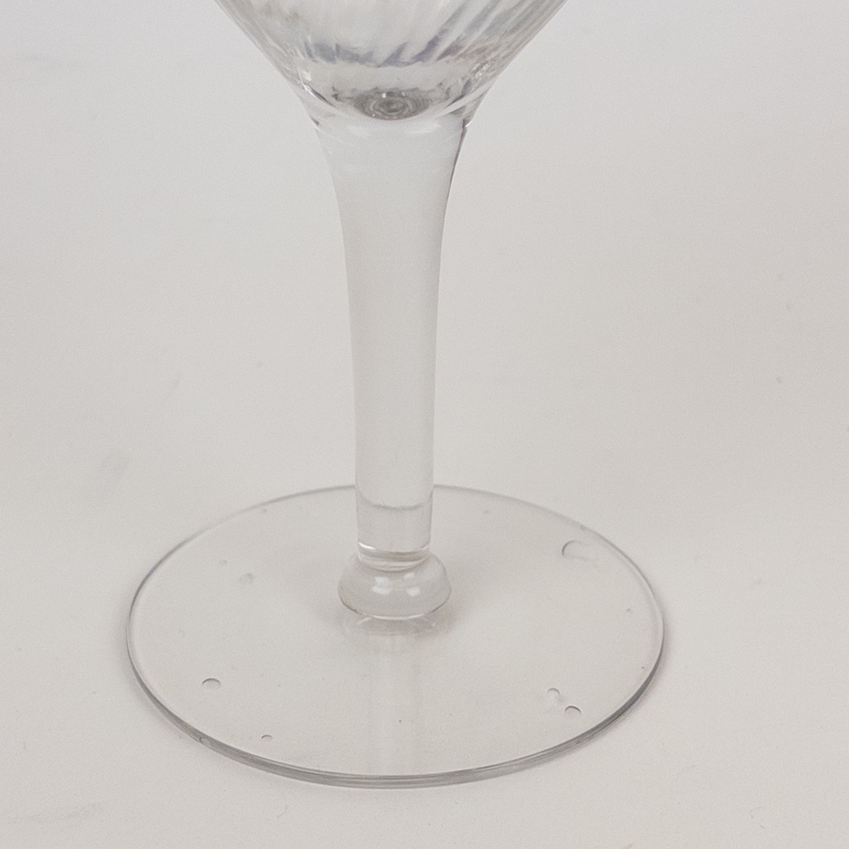 Vintage Iridescent Glass Goblet Set of Four