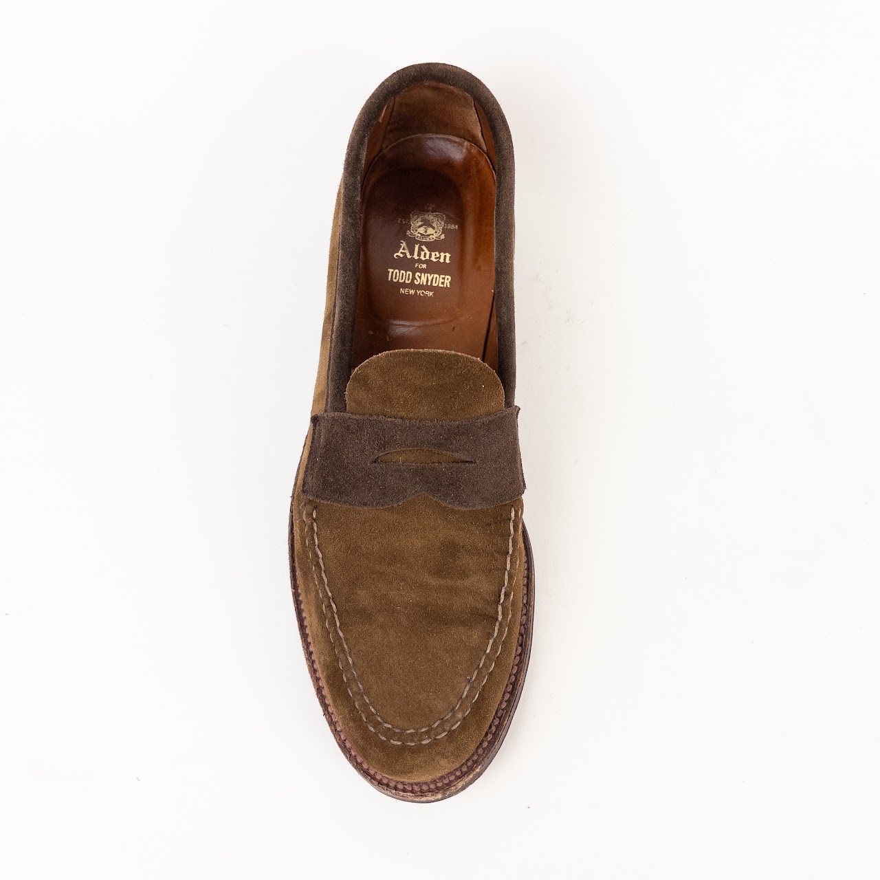 Alden for Todd Snyder Suede Loafers