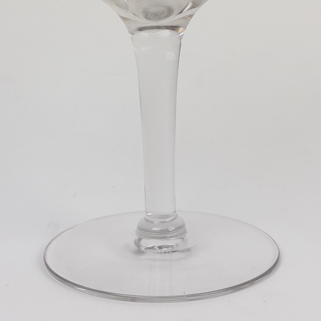 Vintage Iridescent Glass Coupe Set of Six