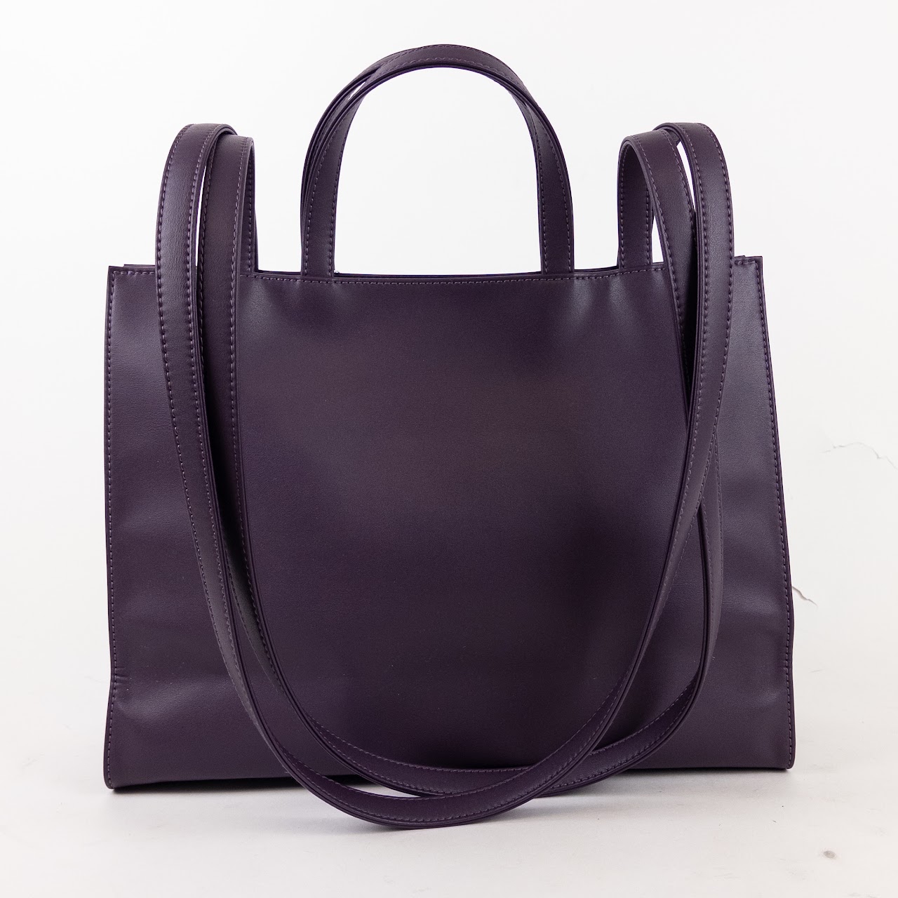 Telfar Medium Eggplant Shopping Bag