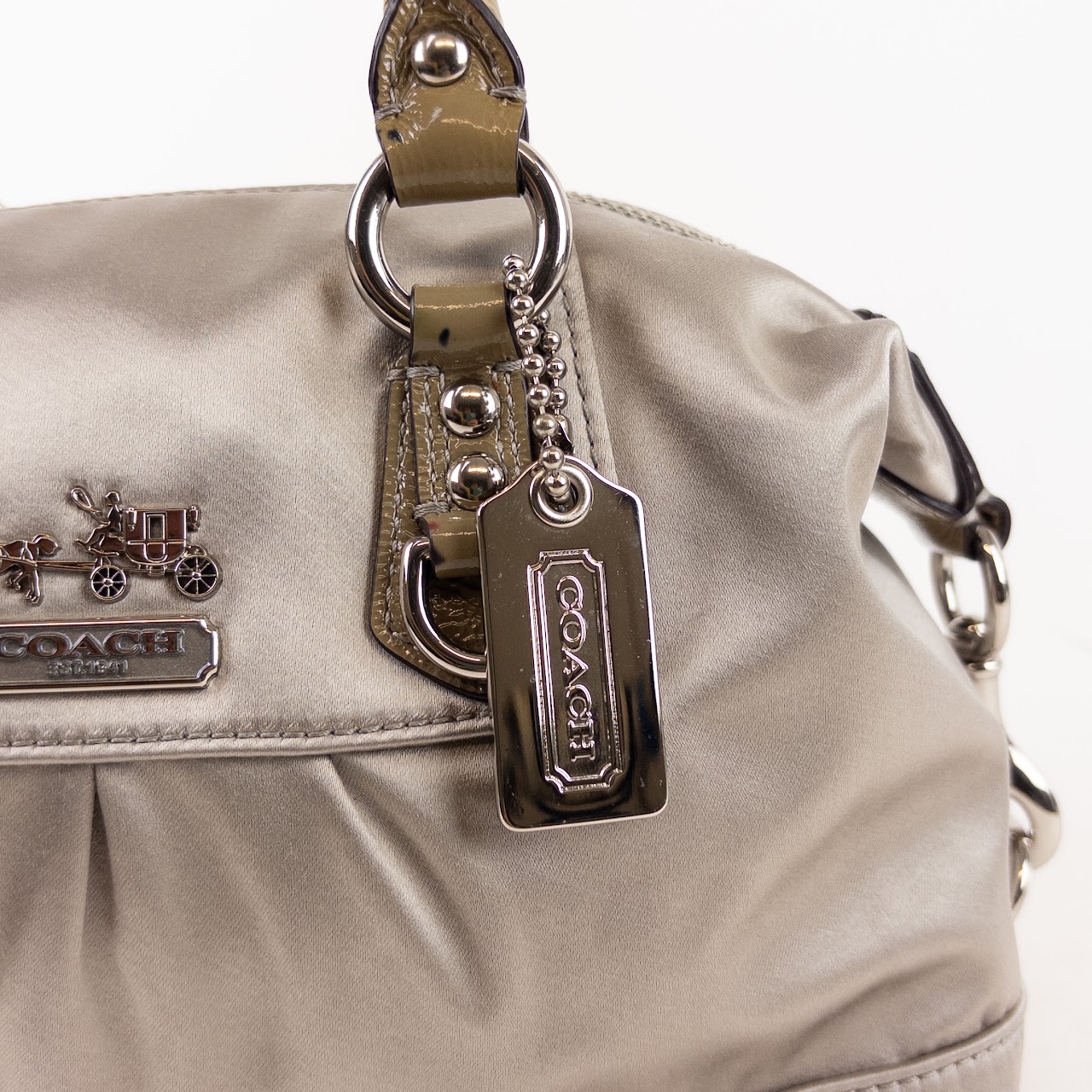 Coach Madison Satin Shoulder Bag