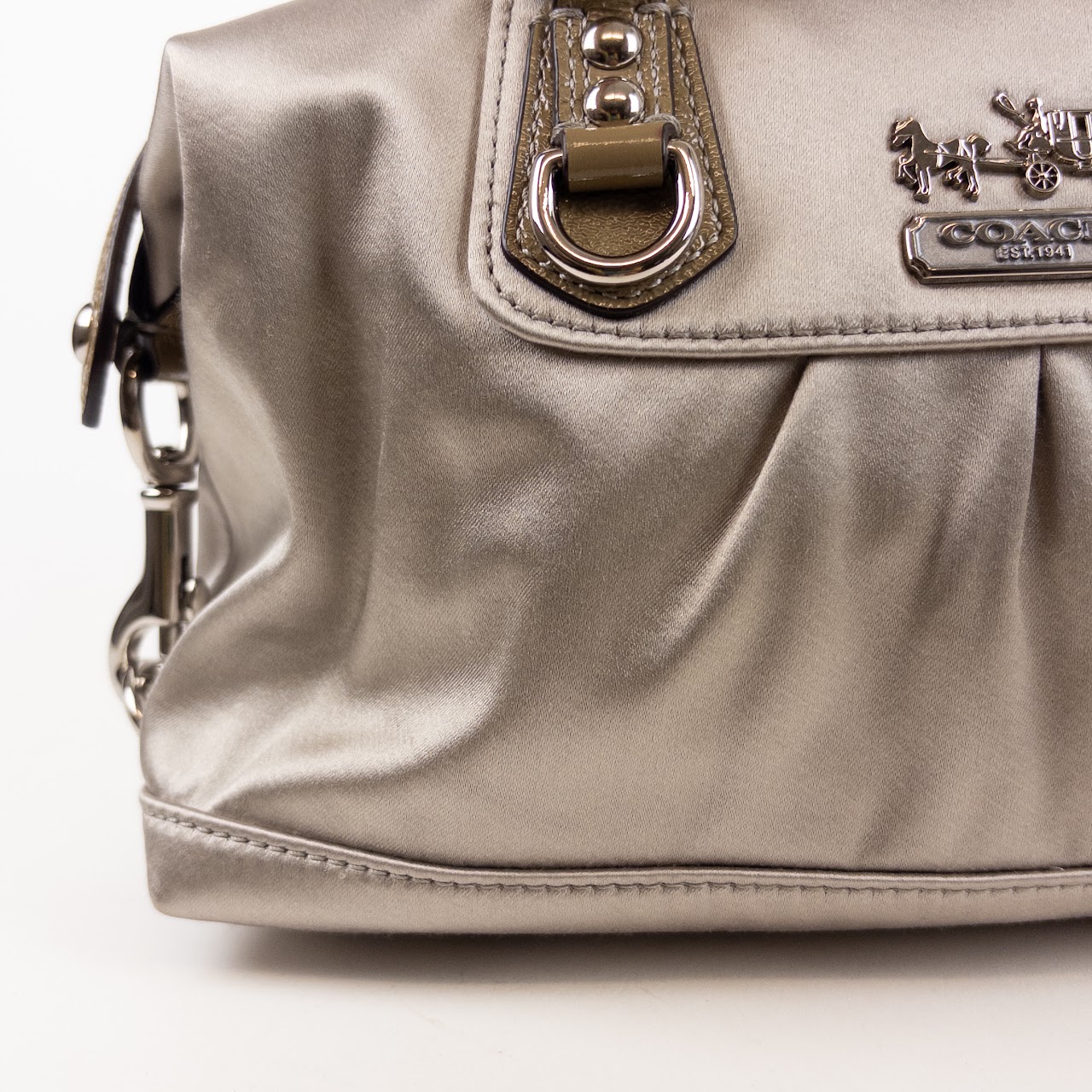 Coach Madison Satin Shoulder Bag