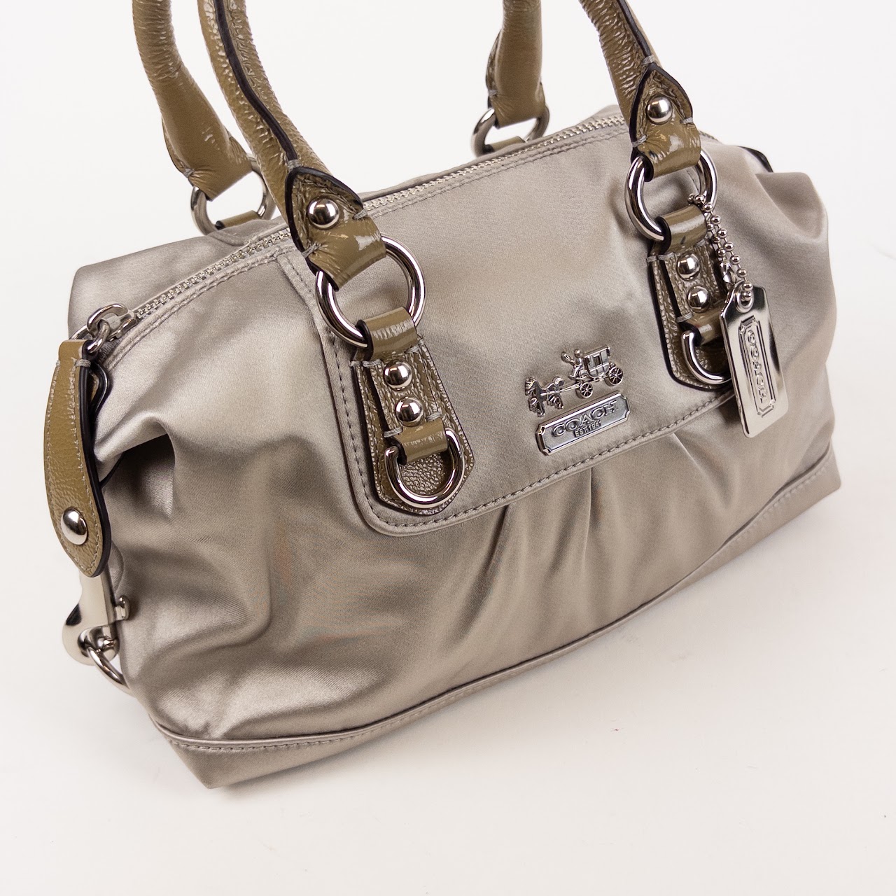 Coach Madison Satin Shoulder Bag