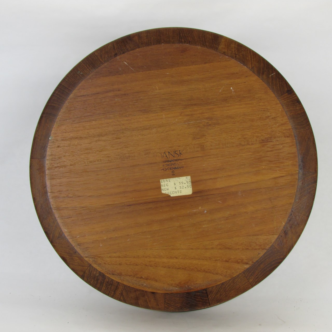 Dansk Teak Wood Salad Bowl & Utensils