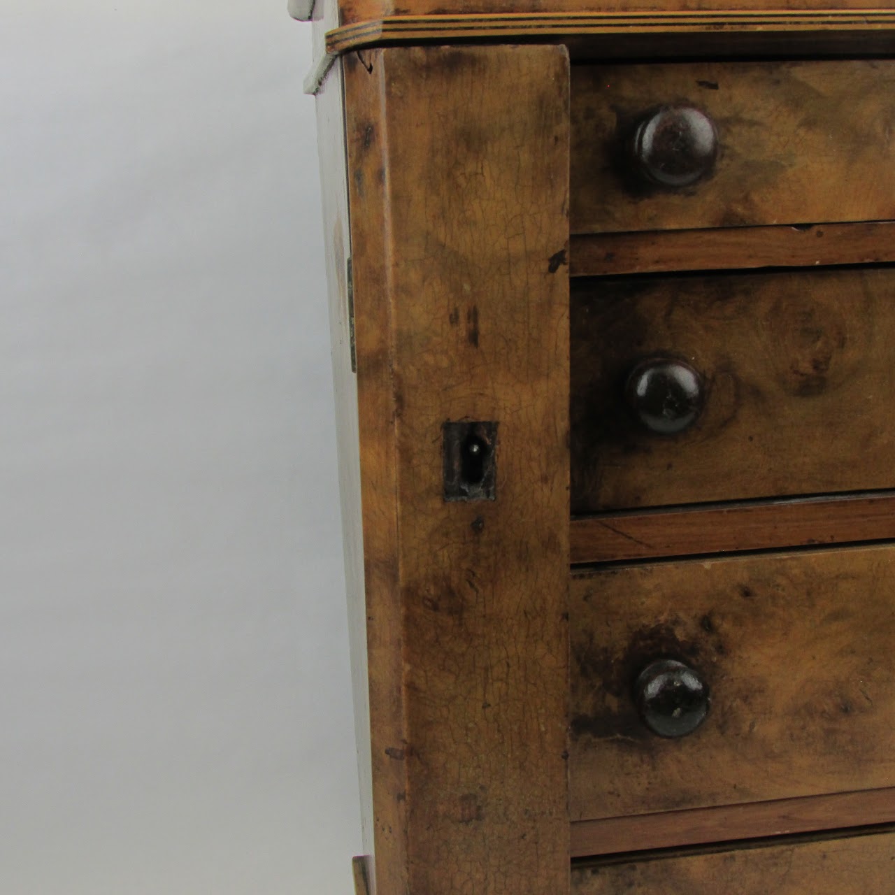 Salesman's Sample Locking Chest Of Drawers Model