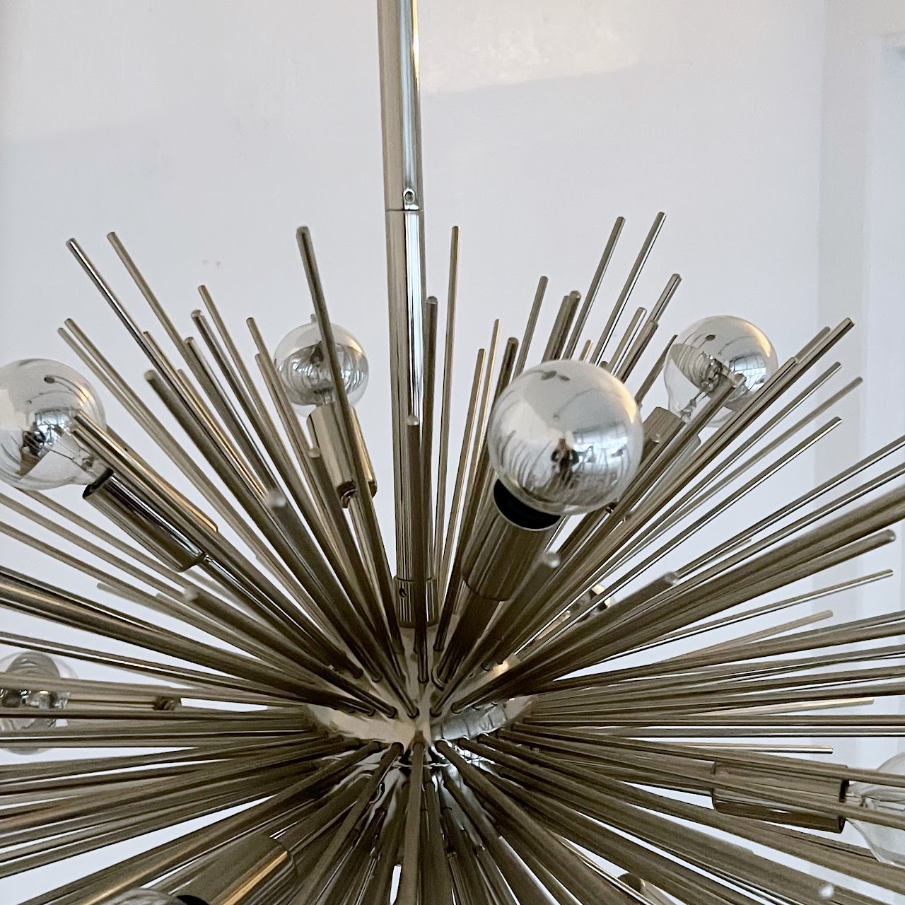 Sputnik Style Contemporary Twelve Light Chandelier