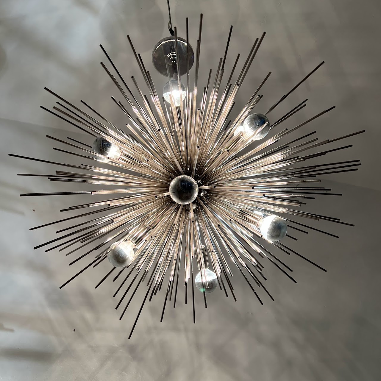 Sputnik Style Contemporary Twelve Light Chandelier