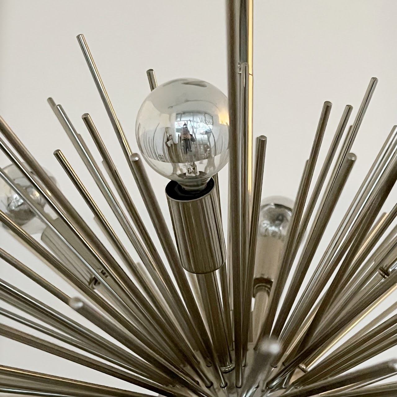 Sputnik Style Contemporary Twelve Light Chandelier