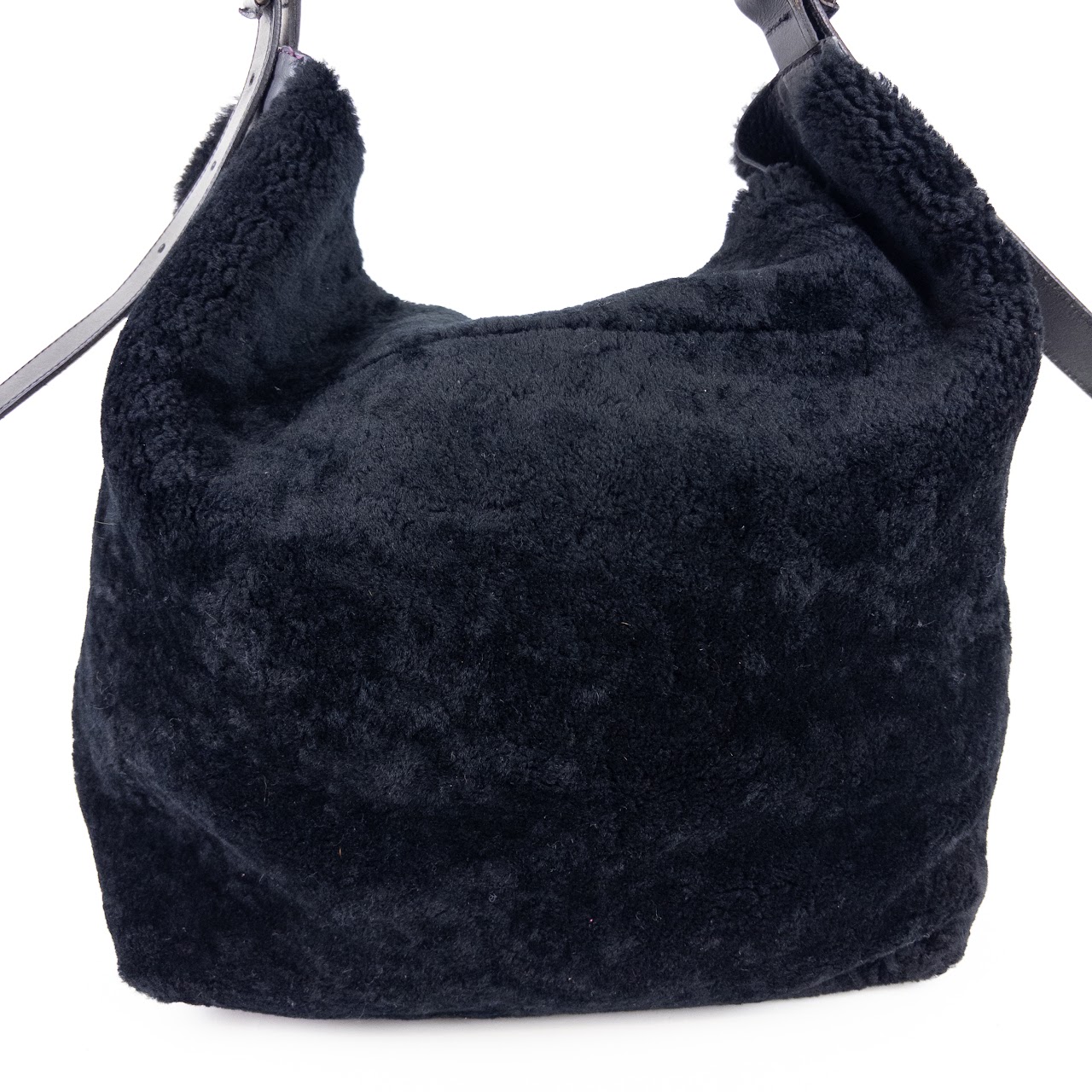 Kempton & Co Shearling Bucket Bag