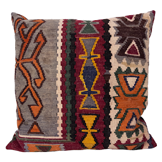 Square Kilim Throw Pillow