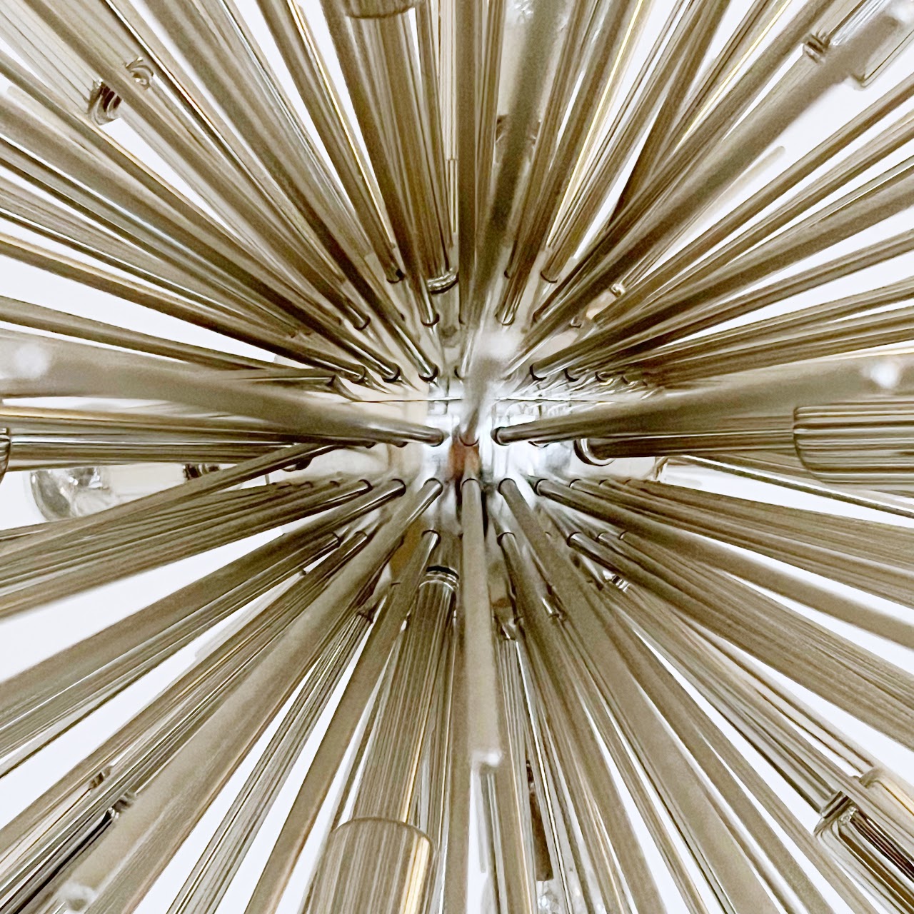 Sputnik Style Contemporary Twelve Light Chandelier