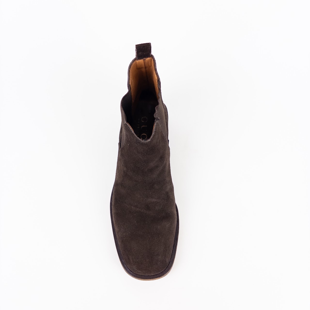 Gucci Suede Chelsea Boots