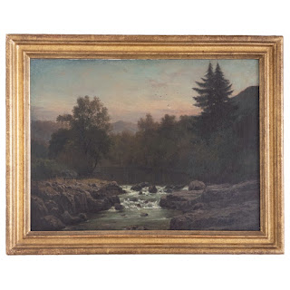 George Cammidge Antique Welsh River Painting