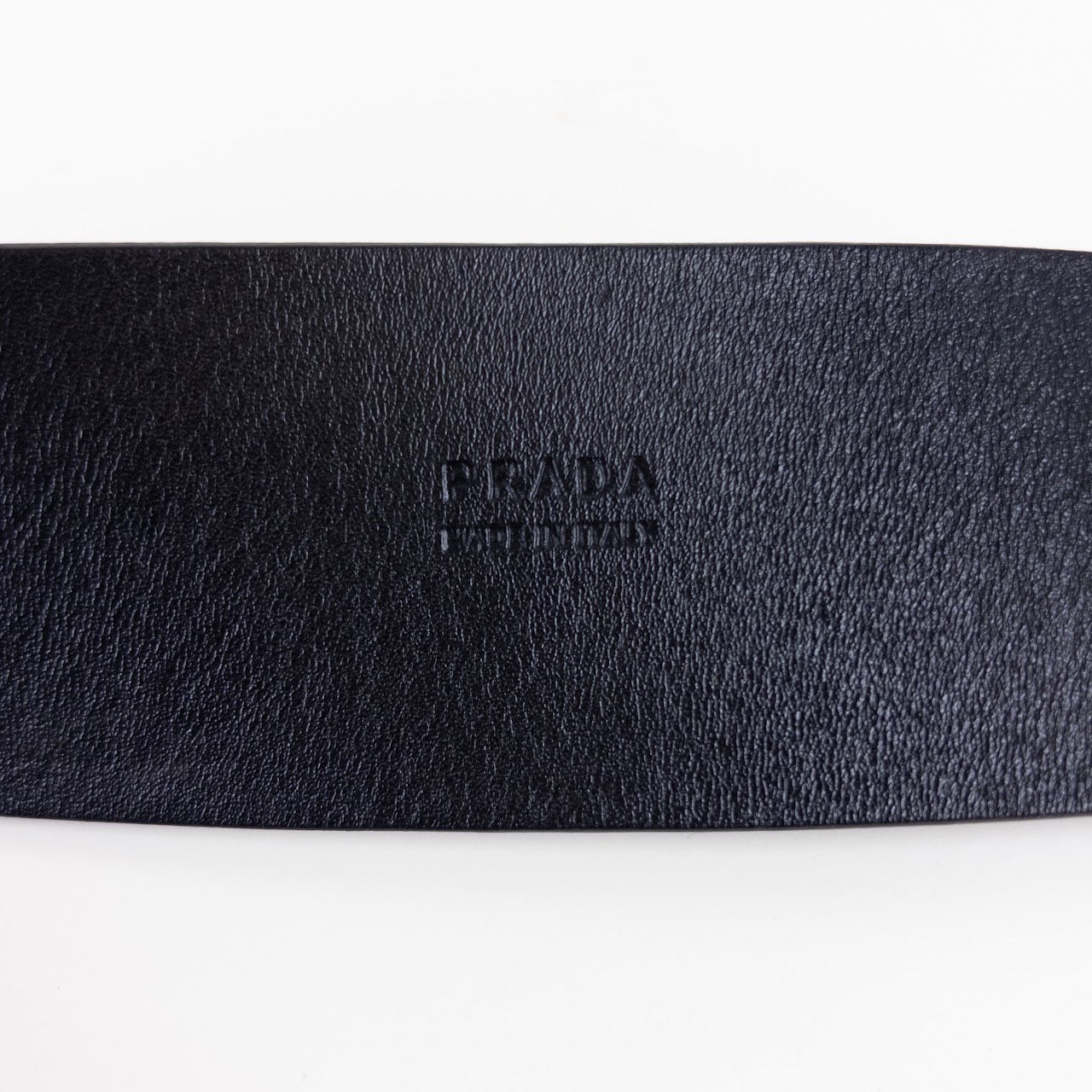 Prada Double Wide Saffiano Leather Belt