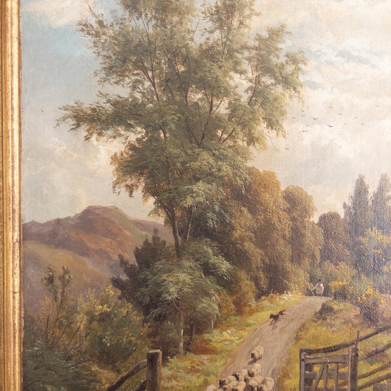 George Cammidge Antique Shephard's Gate Painting