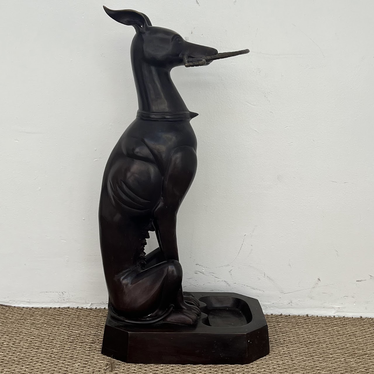 Maitland-Smith Bronze Whippet Umbrella Stand