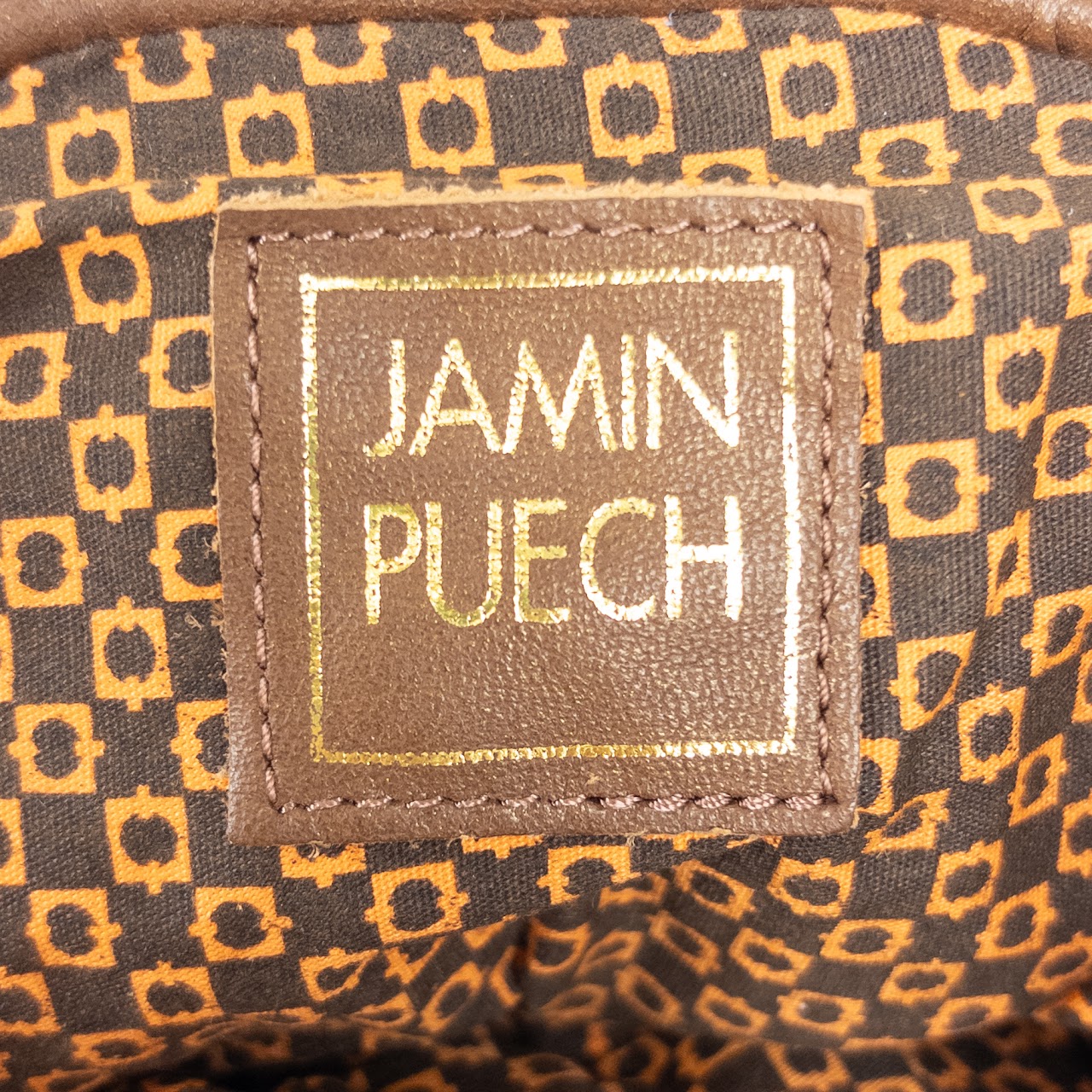 Jamin Puech Floral Leather Pochette