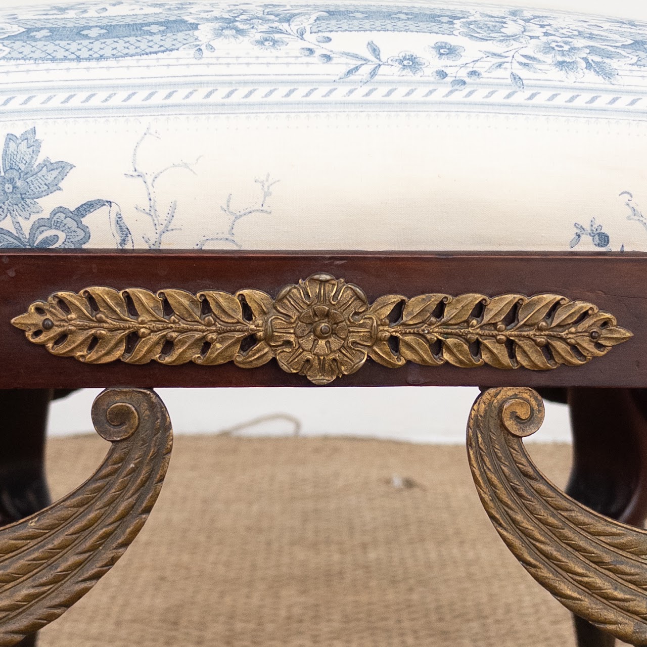 French Empire Style Sphinx Tabouret