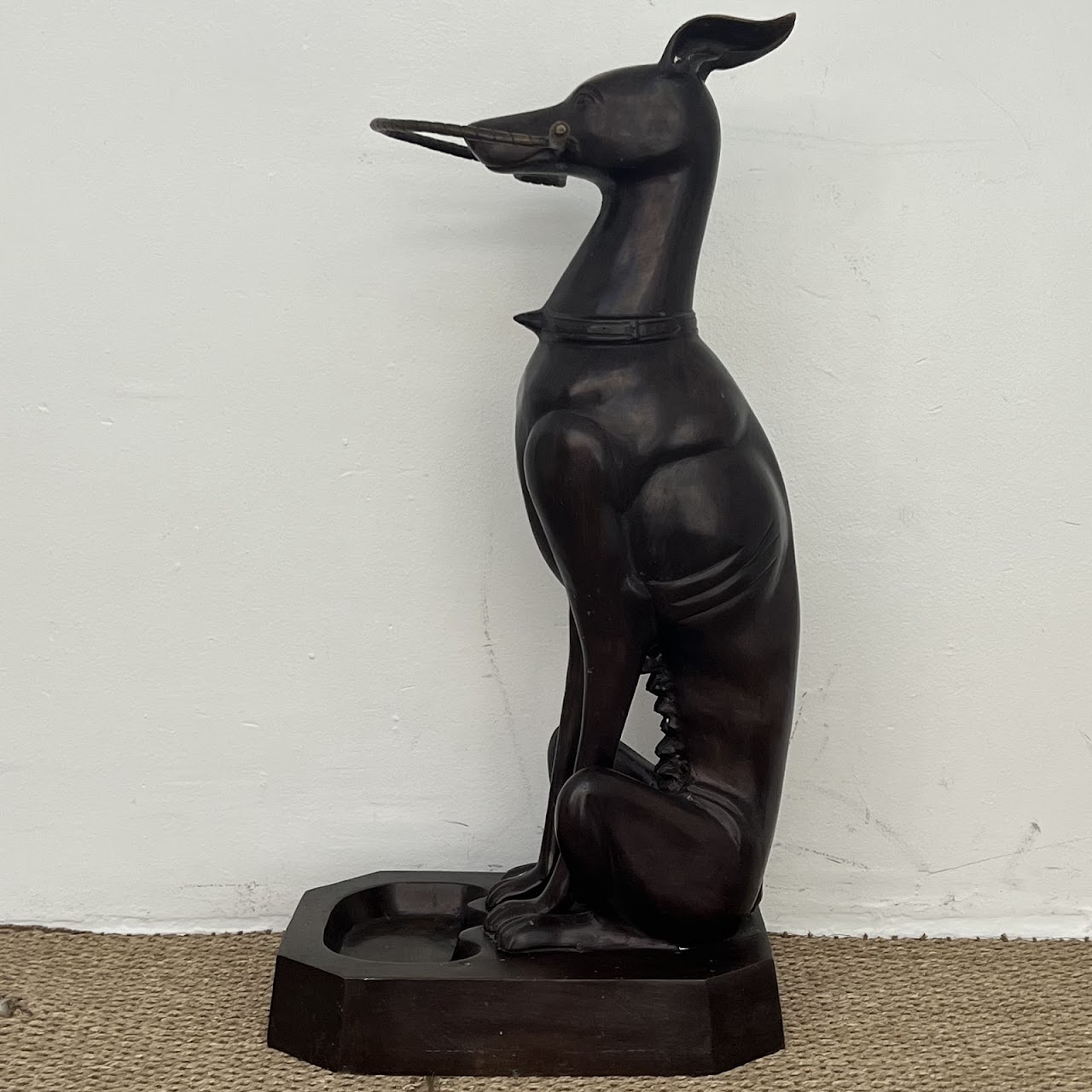 Maitland-Smith Bronze Whippet Umbrella Stand