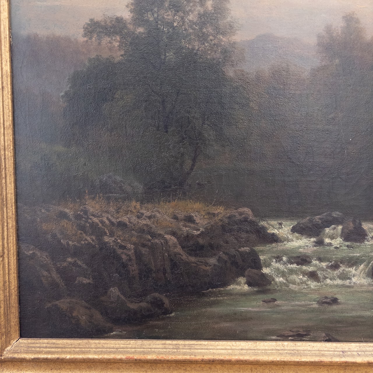 George Cammidge Antique Welsh River Painting