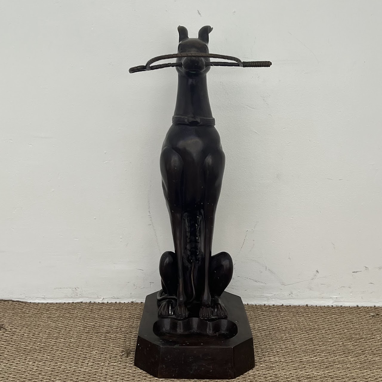 Maitland-Smith Bronze Whippet Umbrella Stand