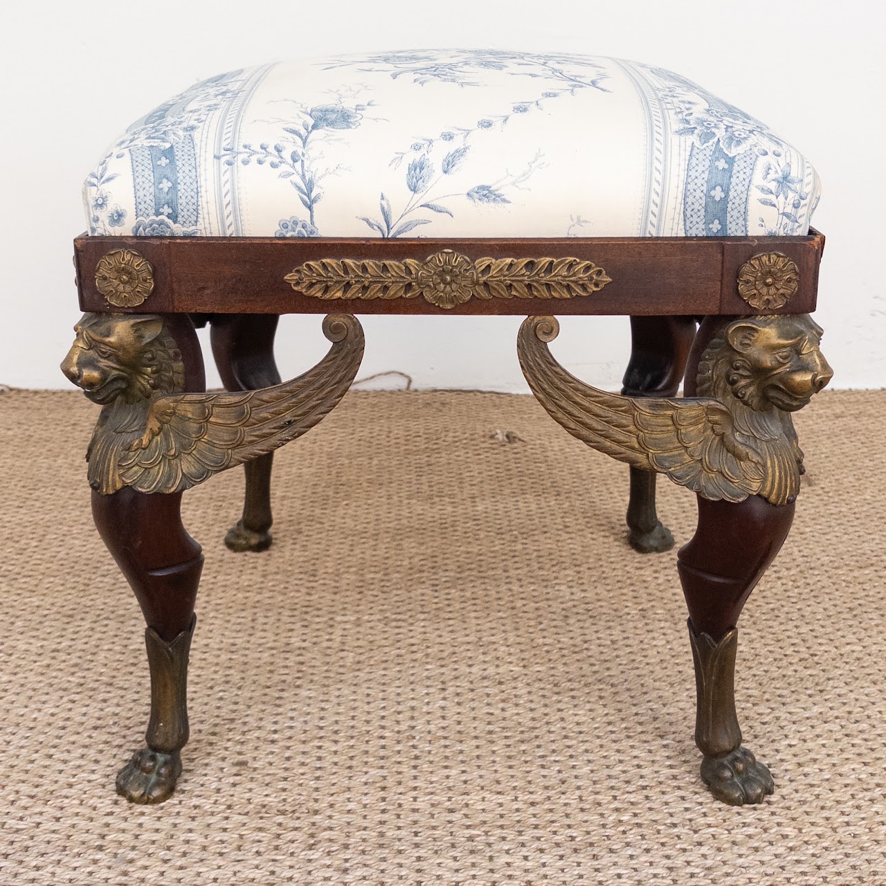 French Empire Style Sphinx Tabouret