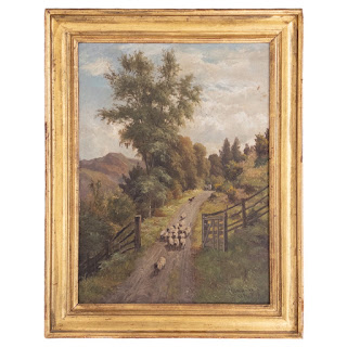 George Cammidge Antique Shephard's Gate Painting