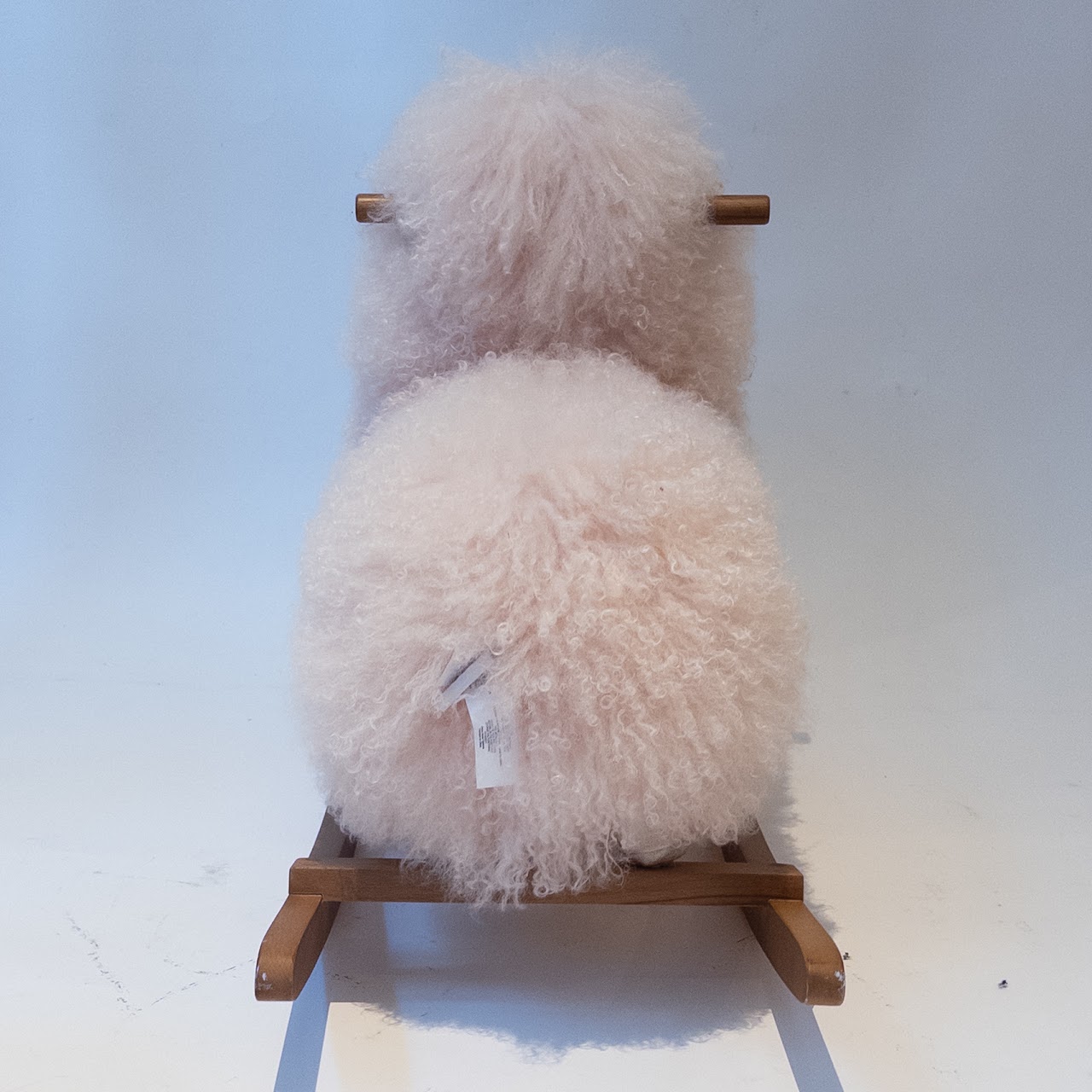 RH Baby and Child Mongolian Wool Light Pink Rocker