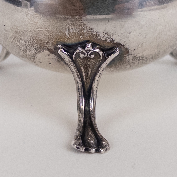 Sterling Silver Footed Salt Cellar Pair