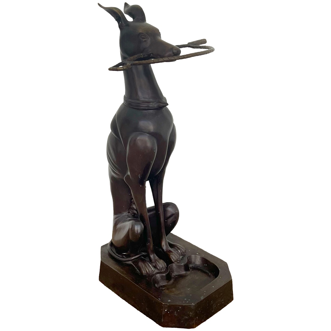 Maitland-Smith Bronze Whippet Umbrella Stand