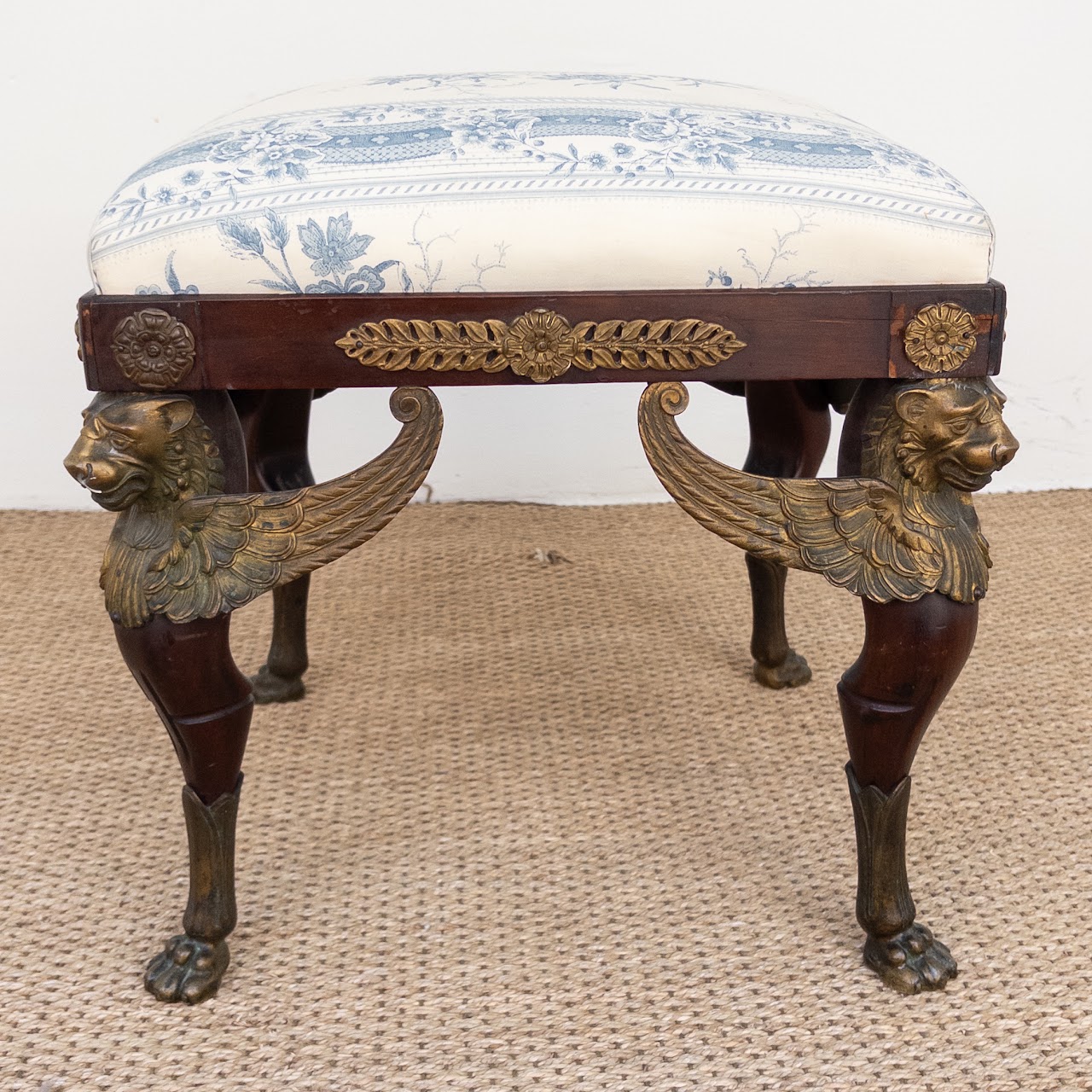 French Empire Style Sphinx Tabouret