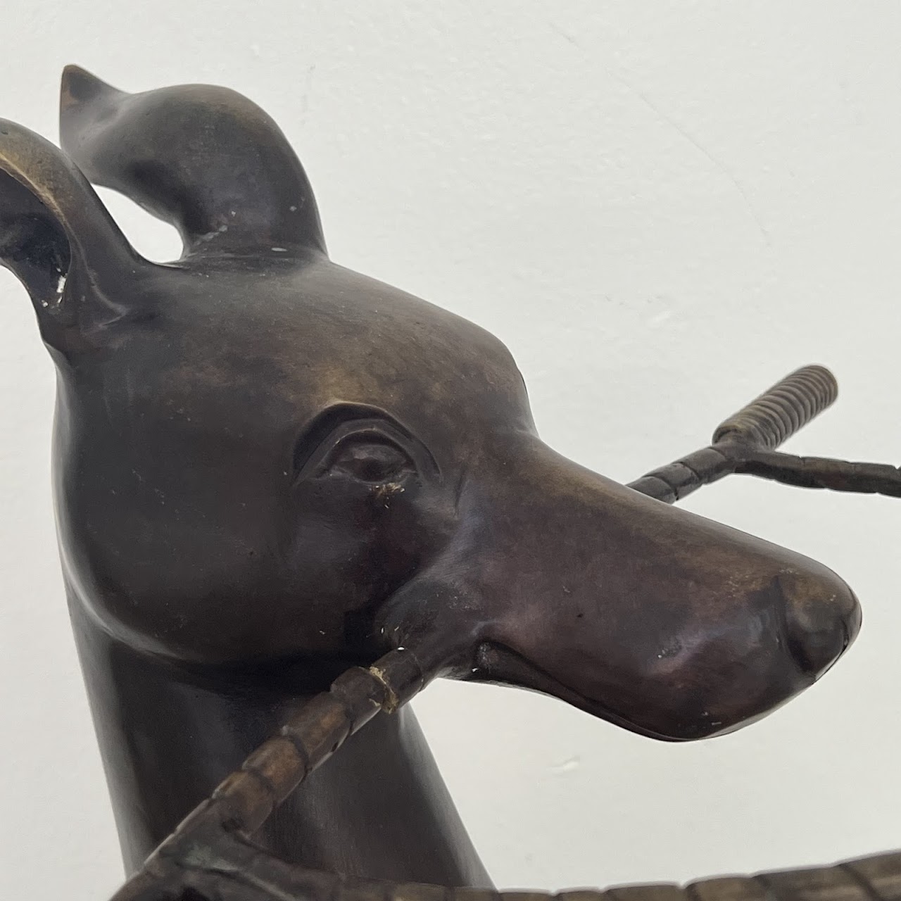 Maitland-Smith Bronze Whippet Umbrella Stand