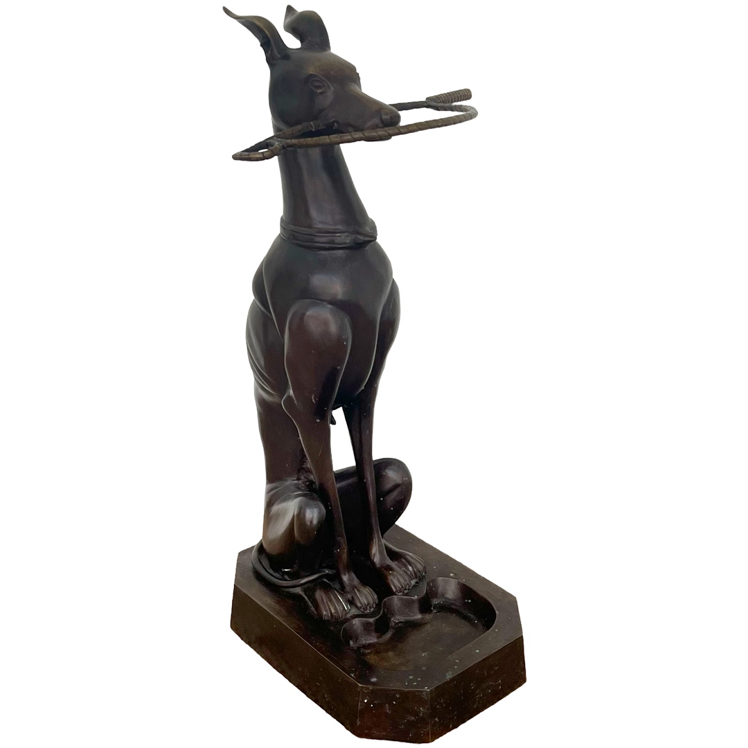 Maitland-Smith Bronze Whippet Umbrella Stand