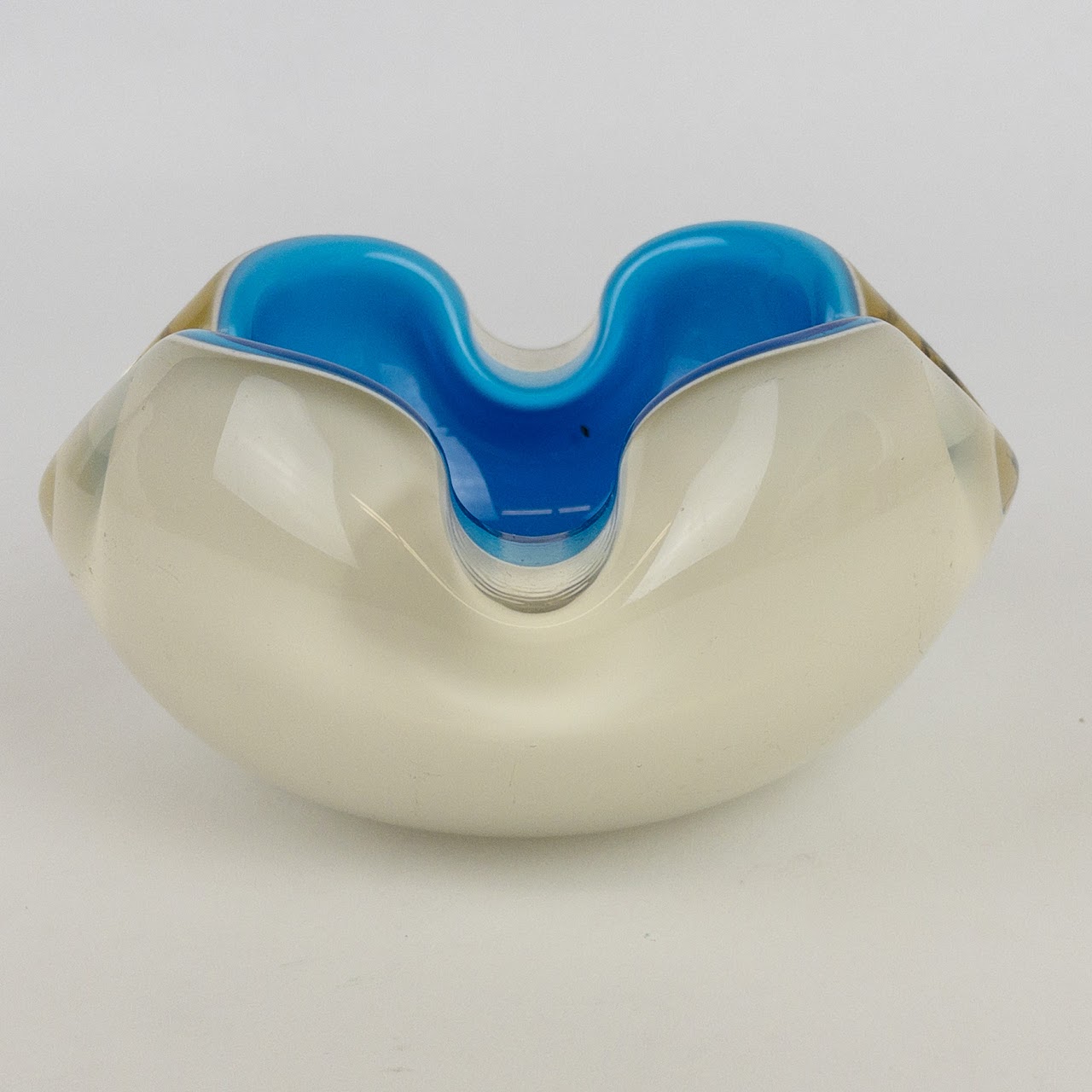 Two-Toned Art Glass Ash Tray