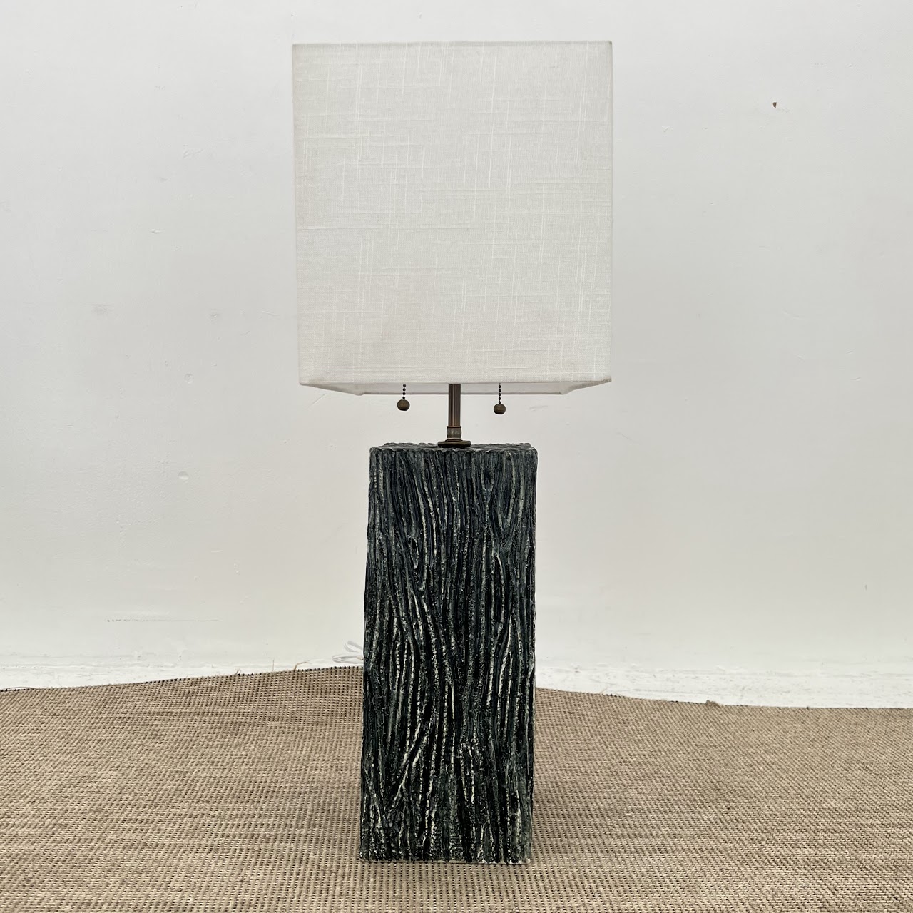 Contemporary Textured Ceramic Table Lamp