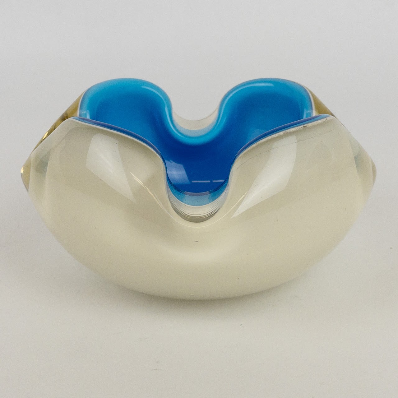Two-Toned Art Glass Ash Tray