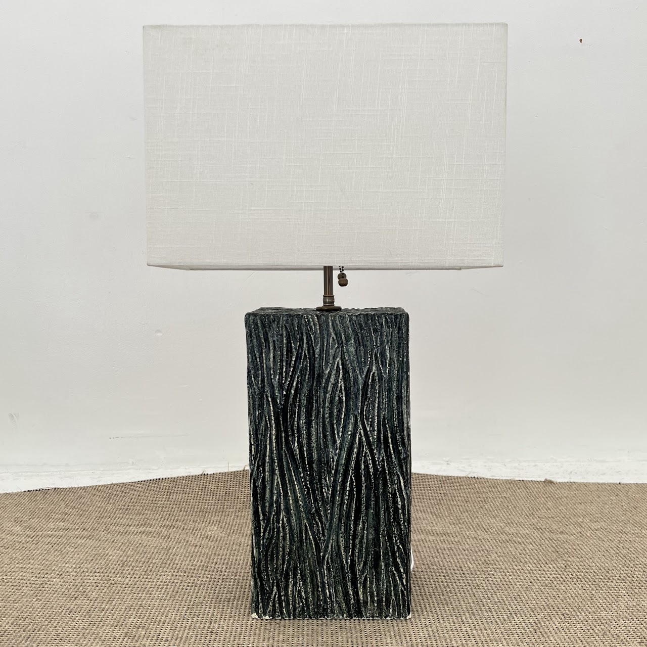 Contemporary Textured Ceramic Table Lamp