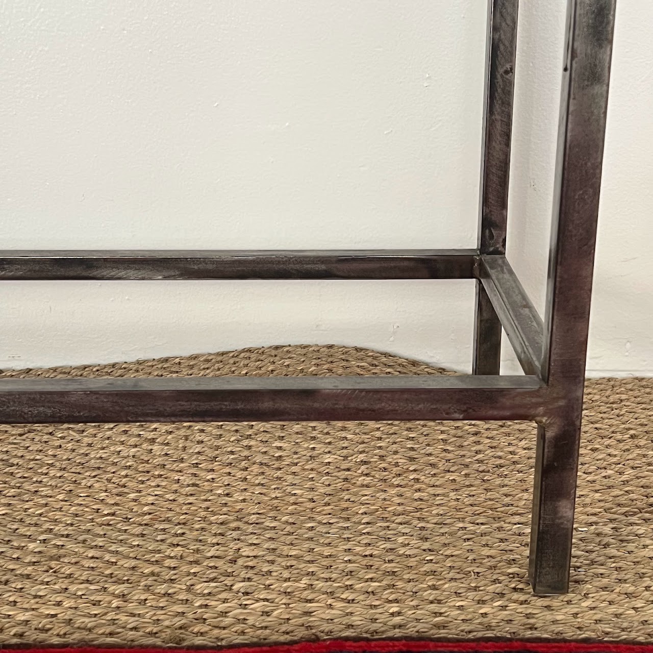 Cast, Wrought & Machined Steel Console Table