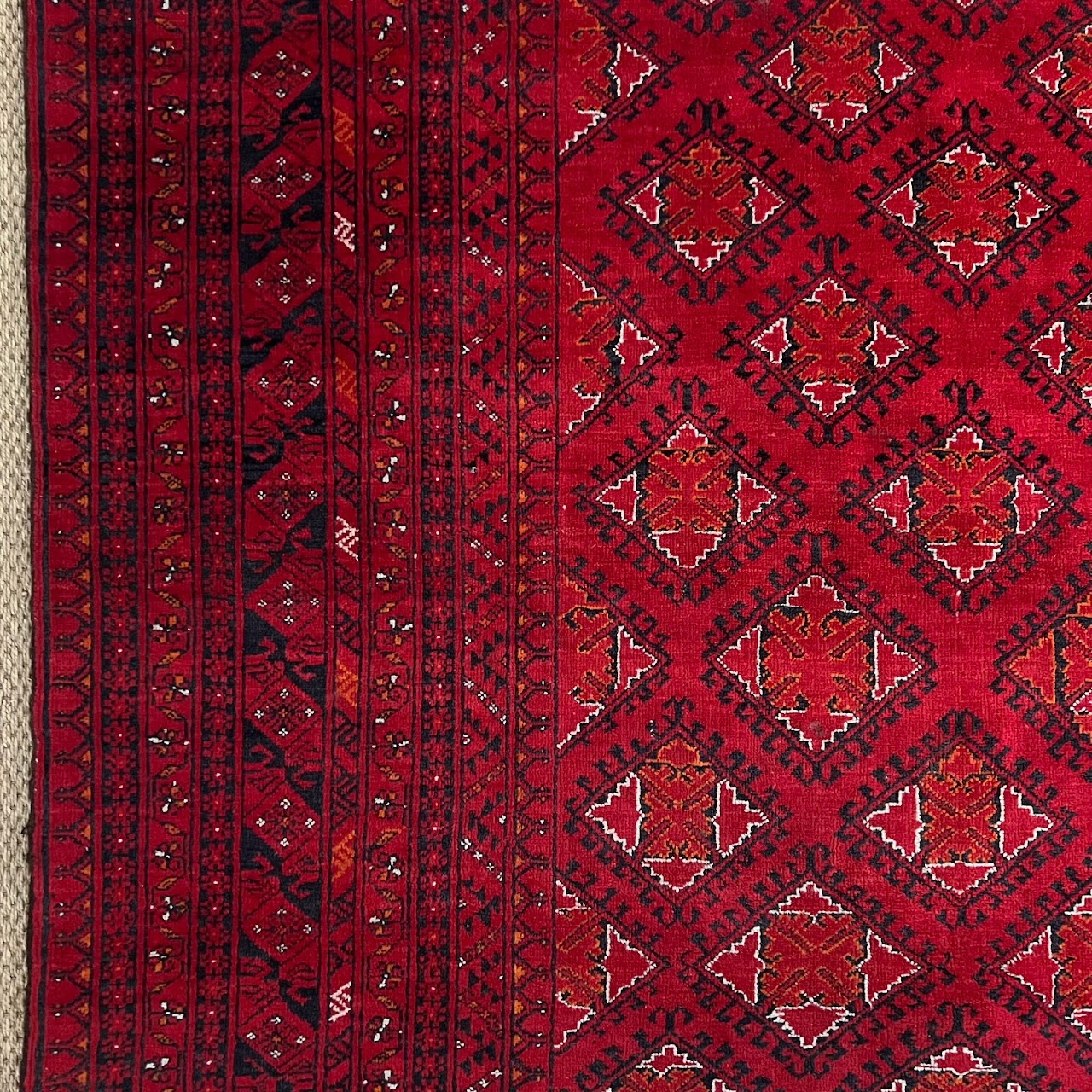 Afghan Sarooq Wool Area Rug