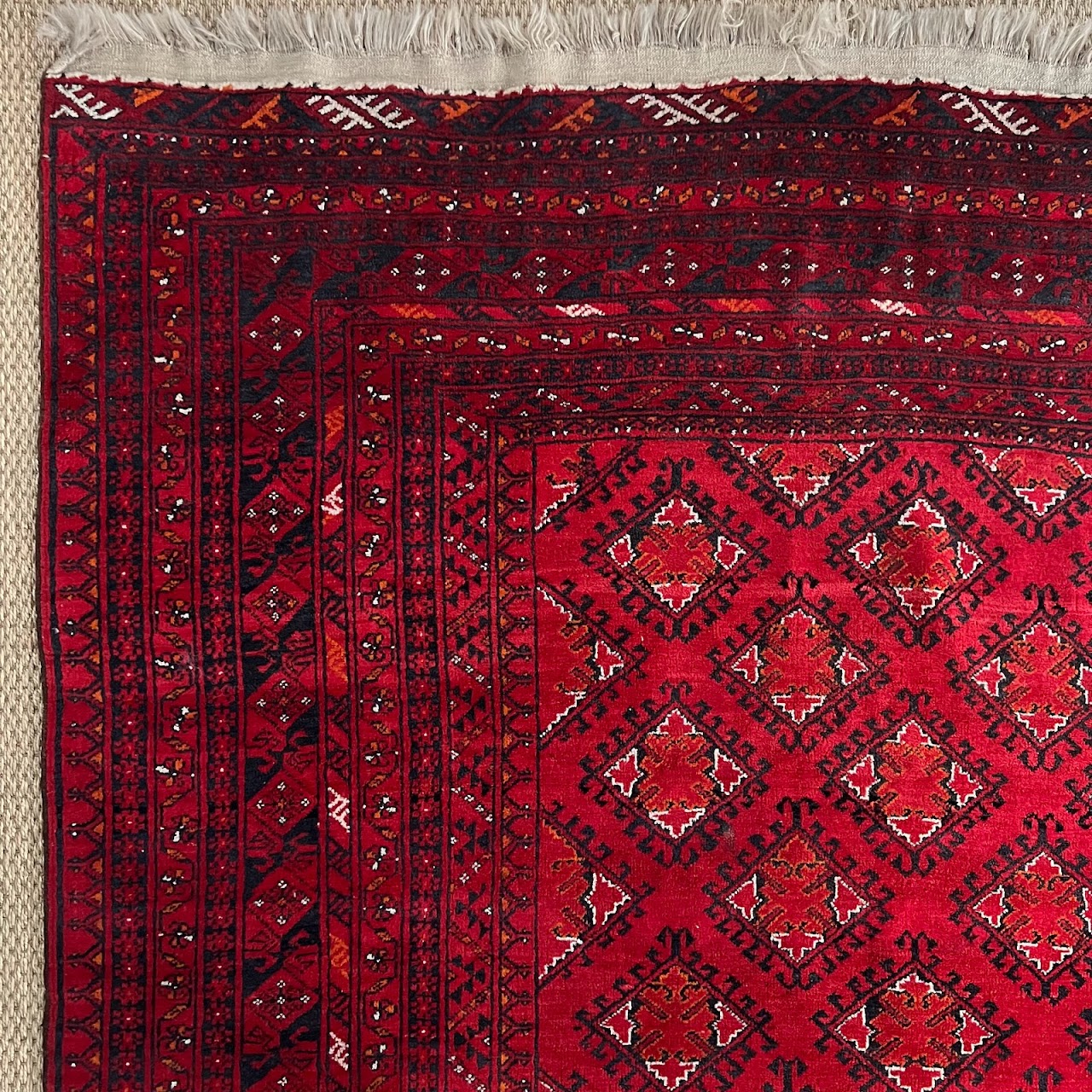 Afghan Sarooq Wool Area Rug